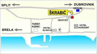 Apartamento Kuca Skrabic Baška Voda Exterior foto